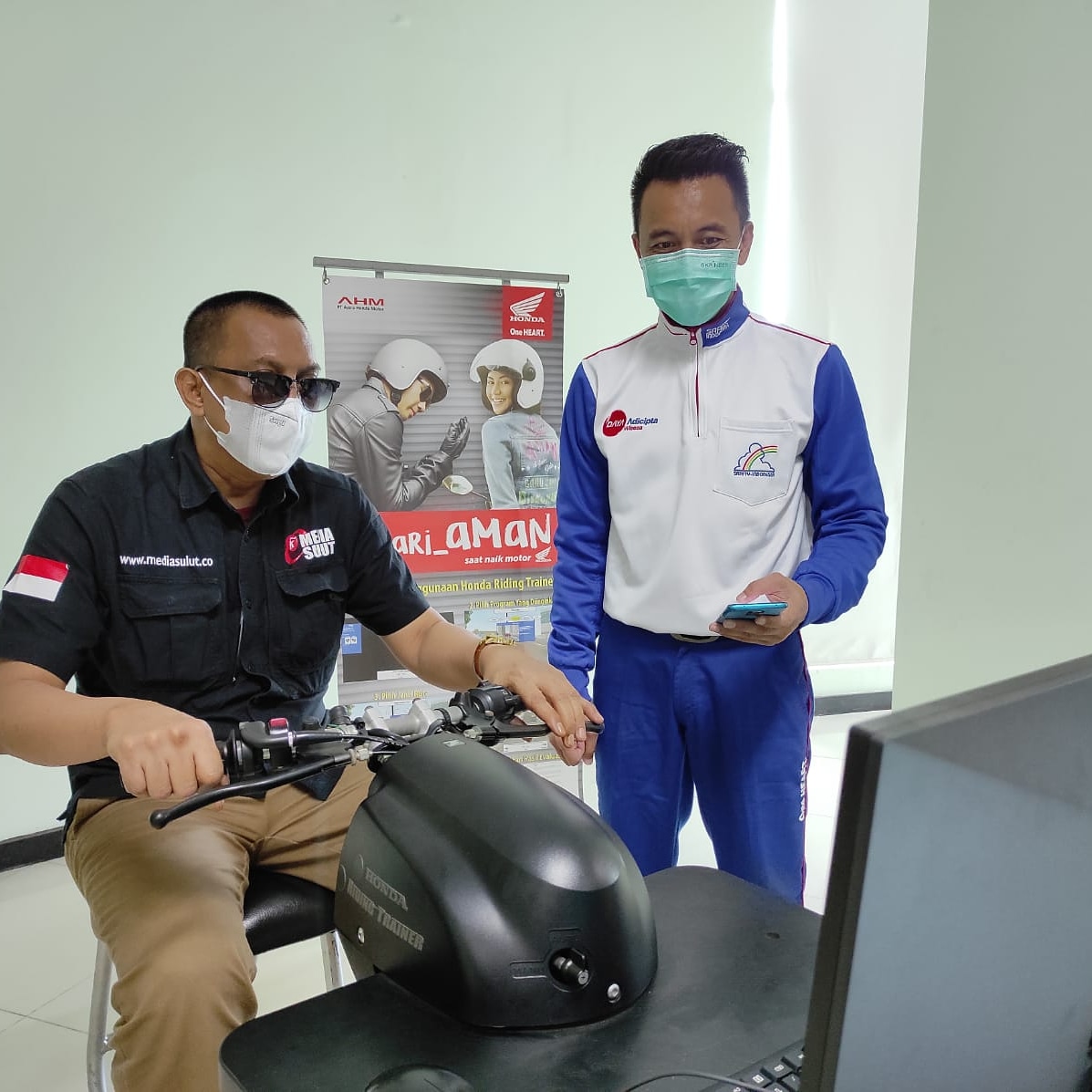DAW Honda Sosialisasi dan Kompetisi,  #Cari_Aman Jurnalis 